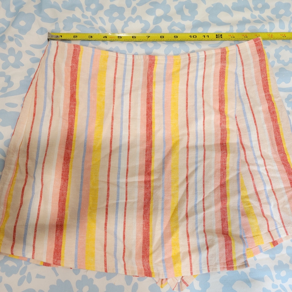 Forever 21 Colorful Striped SKORT